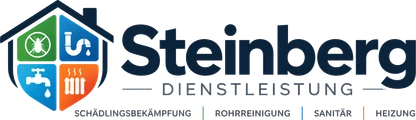 Steinberg Dienstleistung Logo – Schädlingsbekämpfung, Rohrreinigung, Sanitär und Heizung